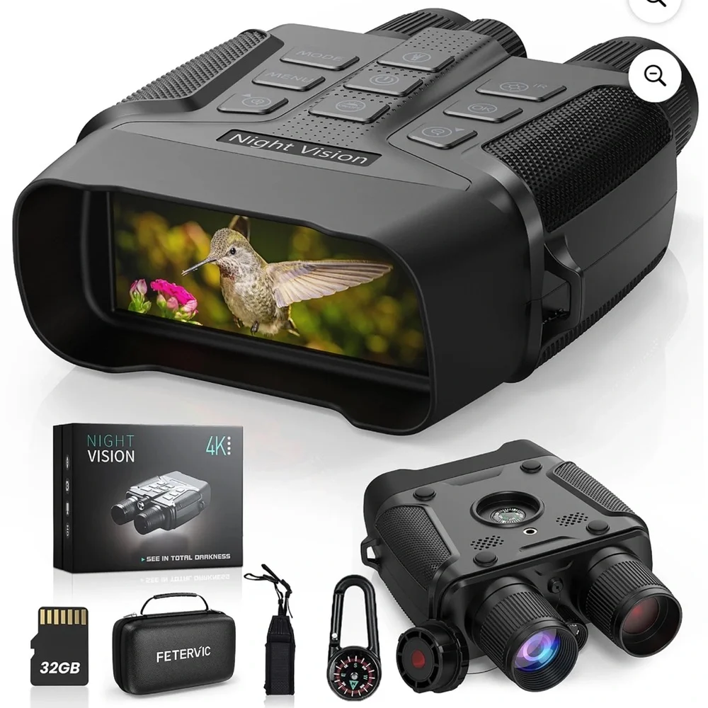 Advanced Digital Night Vision Binoculars - Black
